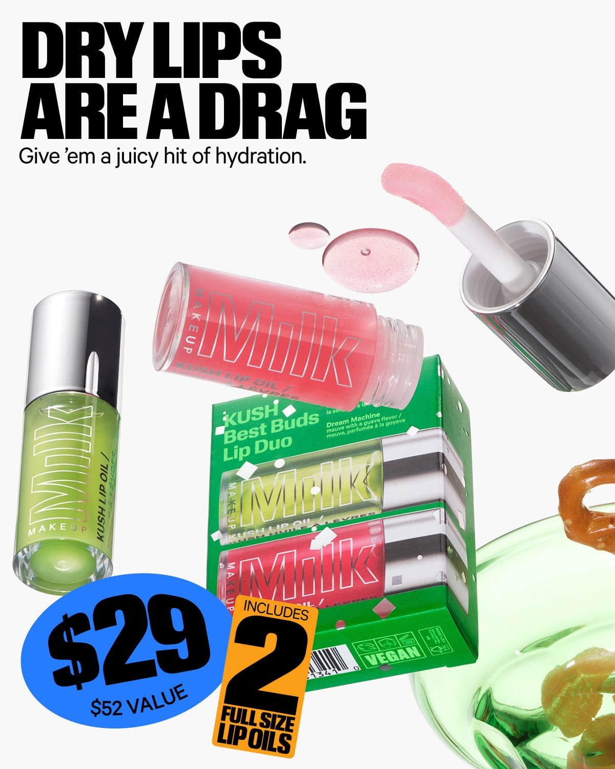 KUSH Best Buds Lip Oil Duo